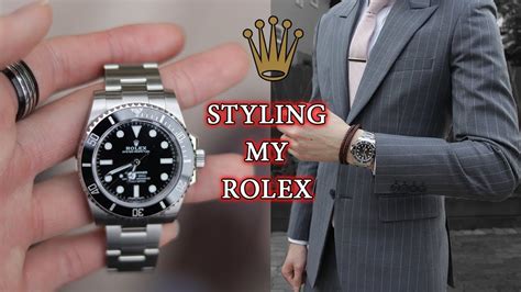 can you wear a rolex submariner with a suit|best Rolex outfits.